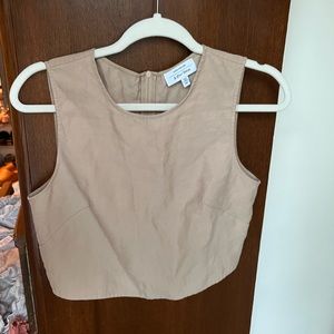 & other stories beige crop top